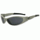 Sos Wraps / G-force Sunglasses, Frame - Metallic Silver, Lens - Pc Smoke