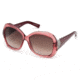 Swarovski SK0034 Sunglasses - Pink Frame Color, Gradient Smoke Lens Color