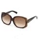 Swarovski SK0042 Sunglasses - Shiny Dark Brown Frame Color, Gradient Brown Lens Color