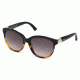 Swarovski SK0089 Sunglasses - Black Frame Color, Gradient Smoke Lens Color