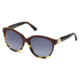 Swarovski SK0089 Sunglasses - Shiny Pink Frame Color, Gradient Brown Lens Color