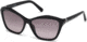 Swarovski SK0135 Sunglasses - Shiny Black Frame Color, Smoke Lens Color