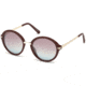 Swarovski SK0153 Sunglasses - Shiny Bordeaux Frame Color, Bordeaux Mirror Lens Color