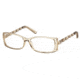 Swarovski SK5023 Eyeglass Frames - Shiny Beige Frame Color