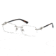 Swarovski SK5053 Eyeglass Frames - Shiny Rhodium Frame Color
