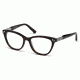 Swarovski SK5088 Eyeglass Frames - Dark Havana Frame Color
