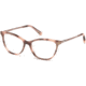 Swarovski SK5249-H Eyeglass Frames - Shiny Pink Frame, Shiny Pink Lenses, 53 mm Lens Diameter SK5249-H53072