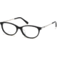 Swarovski SK5294-D Progressive Prescription Eyeglasses - Shiny Black Frame, Shiny Black Lenses, 53 mm Lens Diameter SK5294-D53001