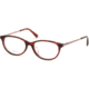 Swarovski SK5294-D Progressive Prescription Eyeglasses - Shiny Bordeaux Frame, Shiny Bordeaux Lenses, 53 mm Lens Diameter SK5294-D53069