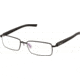 Tag Heuer 8005 Single Vision Prescription Eyeglasses, Black Frame - Black Temples Frame, Clear Lens-8005-001SV