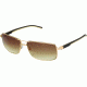 Tag Heuer Automatic Sunglasses, Gold Frame/Dark Brown Ivory Temples, Gradient Brown Lens 0883-204
