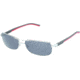 Tag Heuer Automatic Sunglasses, Palladium Frame/Black Red Temples, Grey Outdoor Lens 0885-102