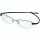 Tag Heuer Reflex Eyeglasses, Titanium Frame/Grey Temples, Clear Lens 3201-002
