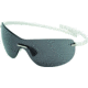 Tag Heuer Rimless Curve Glamour Sunglasses, Shiny Palladium Frame/White Temples, Grey Outdoor Lens 5109-109
