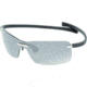 Tag Heuer Rimless Curve Sunglasses, Shiny Palladium Frame/Black Temples, Gradient Grey Outdoor Lens 5106-101