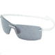 Tag Heuer Rimless Curve Sunglasses, Shiny Palladium Frame/White Temples, Grey Outdoor Lens 5106-109