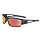 Tifosi Dolomite Sunglasses - Gloss Black Frame, Smoke Red/AC Red/Clear Lenses 0080100203