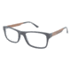 TLG 003 Progressive Prescription Eyeglasses - Frame Black, Size 55/19mm LYNU00301
