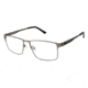 TLG NU023 Bifocal Prescription Eyeglasses - Frame Matte Gunmetal, Size 56/15mm LYNU02301