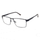 TLG NU023 Bifocal Prescription Eyeglasses - Frame Matte Navy, Size 56/15mm LYNU02303