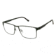 TLG NU023 Bifocal Prescription Eyeglasses - Frame Matte Olive, Size 56/15mm LYNU02302