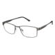 TLG NU024 Prescription Eyeglasses - Frame Matte Gunmetal, Size 55/17mm LYNU02401