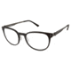 TLG NU031 Bifocal Prescription Eyeglasses - Frame CARBON BLACK, Size 52/19mm LYNU03101