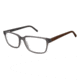 TLG NU032 Prescription Eyeglasses - Frame TRANS GREY, Size 55/16mm LYNU03203