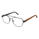 TLG NU033 Progressive Prescription Eyeglasses - Frame MT. GUNMETAL, Size 54/18mm LYNU03301