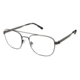 TLG NU035 Prescription Eyeglasses - Frame SILVER, Size 56/20mm LYNU03501