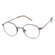 TLG NU037 Progressive Prescription Eyeglasses - Frame ANTIQUE GOLD, Size 48/21mm LYNU03702