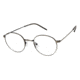 TLG NU037 Progressive Prescription Eyeglasses - Frame ANTIQUE SILVER, Size 48/21mm LYNU03703