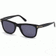 Tom Ford FT0336 Sunglasses - Shiny Black Frame Color, Blue Lens Color