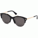 Tom Ford FT0517 Sunglasses - Shiny Black Frame Color, Smoke Lens Color