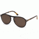 Tom Ford FT0525 Sunglasses - Shiny Black Frame Color, Brown Lens Color