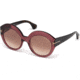 Tom Ford FT0533 Sunglasses - Bordeaux Frame Color, Gradient Brown Lens Color