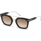 Tom Ford FT0541 Sunglasses - Shiny Black Frame Color, Gradient Brown Lens Color