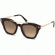 Tom Ford FT0575 Sunglasses - Dark Havana Frame Color, Brown Mirror Lens Color