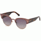 Tom Ford FT0607 Sunglasses - Pink Frame Color, Gradient Smoke Lens Color
