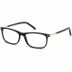 Tom Ford FT5398 Eyeglass Frames - Shiny Black Frame Color, Shiny Black Lens Color