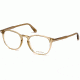 Tom Ford FT5401 Eyeglass Frames - Shiny Light Brown Frame Color