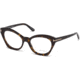 Tom Ford FT5456 Eyeglass Frames - Dark Havana Frame Color, Dark Havana Lens Color