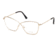 Tom Ford FT5518 Eyeglass Frames - Shiny Rose Gold Frame Color