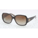 Tory Burch TY 7047 TY7047 Sunglasses 1145T5-5816 - Black T Frame, Brown Gradient Lenses