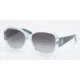 Tory Burch TY 7047 TY7047 Sunglasses 1147T3-5816 - Clear Turquoise Frame, Grey Gradient Polarized Lenses