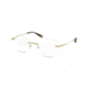 Tory Burch TY1058 Prescription Eyeglasses, 54mm, Gold, TY1058-3160-54-SV
