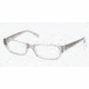 Tory Burch TY2027 TY2027 Bifocal Prescription Eyeglasses 708-5216 - Transparent Gray Frame, Demo Lens Lenses