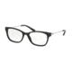 Tory Burch TY2063 Single Vision Prescription Eyeglasses 1390-51 - Black/Silver Frame