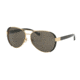 Tory Burch TY6052 Single Vision Prescription Sunglasses TY6052-31333-60 - Lens Diameter 60 mm, Frame Color Gold / Black