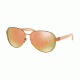 Tory Burch TY6052 Single Vision Prescription Sunglasses TY6052-3202R5-60 - Lens Diameter 60 mm, Frame Color Rose Gold/blush